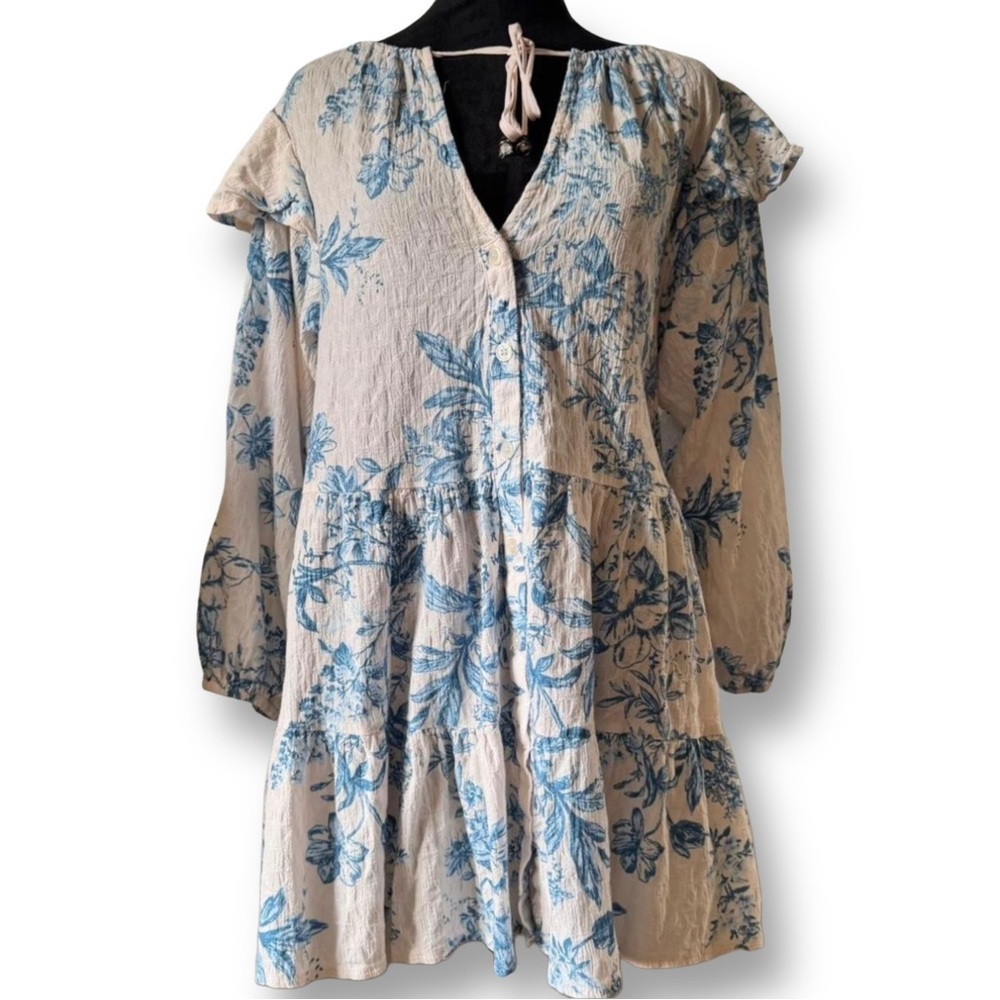 Free People Sunbaked Cotton Swing Dress
